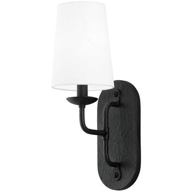 Troy Lighting 1 Light Moe Wall Sconce in Black Iron B1621-BI