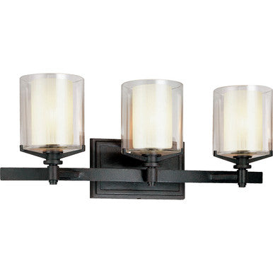 Troy Lighting 3 Light Arcadia Bath And Vanity in Textured Iron B1713-TRN