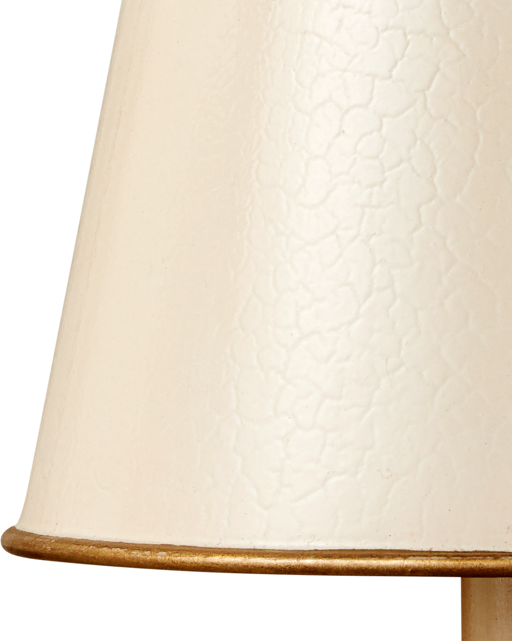 Currey & Co. Tole Ivory Tapered Chandelier Shade 0900-0029