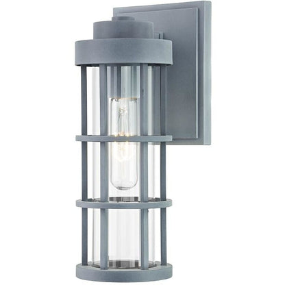 Troy Lighting 1 Light Mesa Wall Sconce in Weathered Zinc B2041-WZN