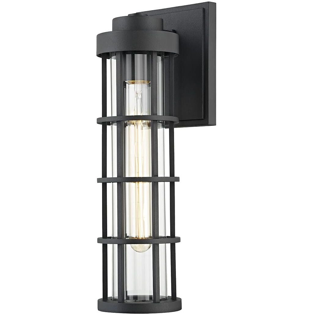 Troy Lighting 1 Light Mesa Wall Sconce in Textured Black B2042-TBK