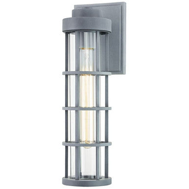 Troy Lighting 1 Light Mesa Wall Sconce in Weathered Zinc B2042-WZN