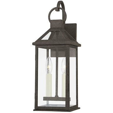 Troy Lighting 2 Light Sanders Wall Sconce in French Iron B2742-FRN