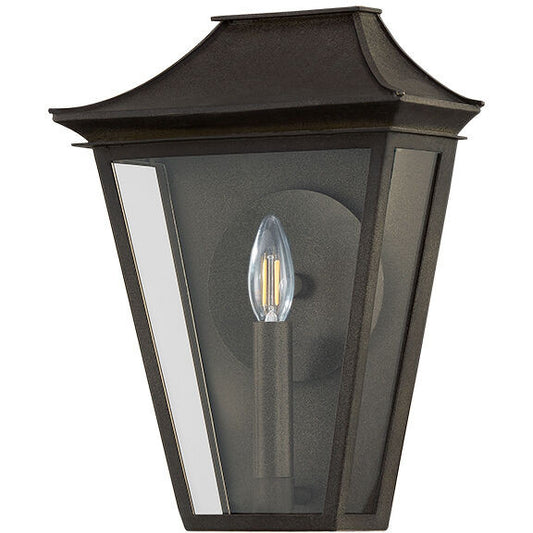 Troy Lighting 1 Light Tehama Exterior Wall Sconce in French Iron B2914-FRN