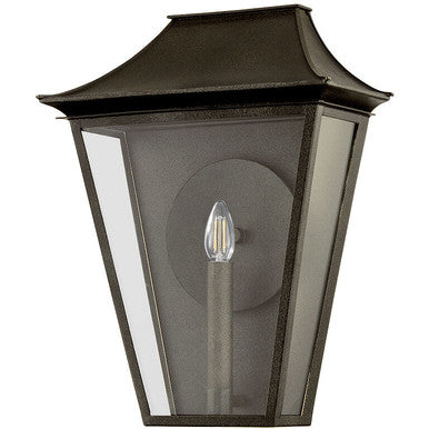 Troy Lighting 1 Light Tehama Exterior Wall Sconce in French Iron B2917-FRN