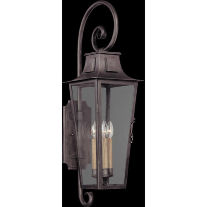 Troy Lighting 4 Light Parisian Square Wall Sconce in Aged Pewter B2963-APW