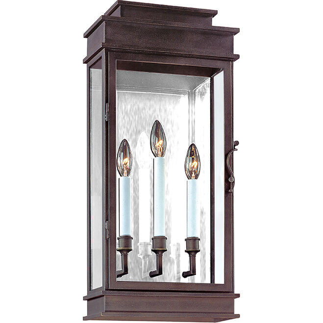 Troy Lighting 3 Light Vintage Wall Sconce in Vintage Bronze B2973-VBZ