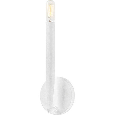 Troy Lighting 1 Light Levi Wall Sconce in Gesso White B3013-GSW