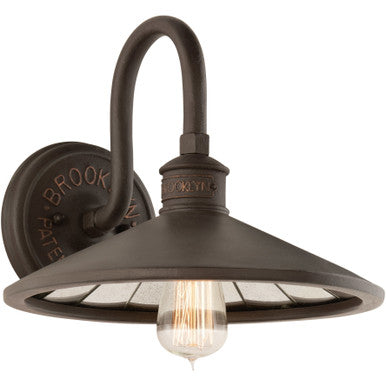 Troy Lighting 1 Light Brooklyn Wall Sconce in Brooklyn Bronze B3142-HBZ