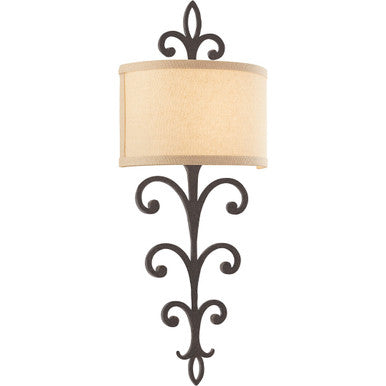 Troy Lighting 2 Light Crawford Wall Sconce in Heritage Bronze B3172-HBZ