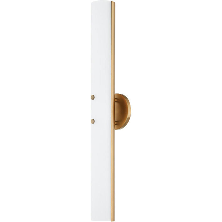 Troy Lighting 1 Light Titus Wall Sconce in Patina Brass B3225-PBR