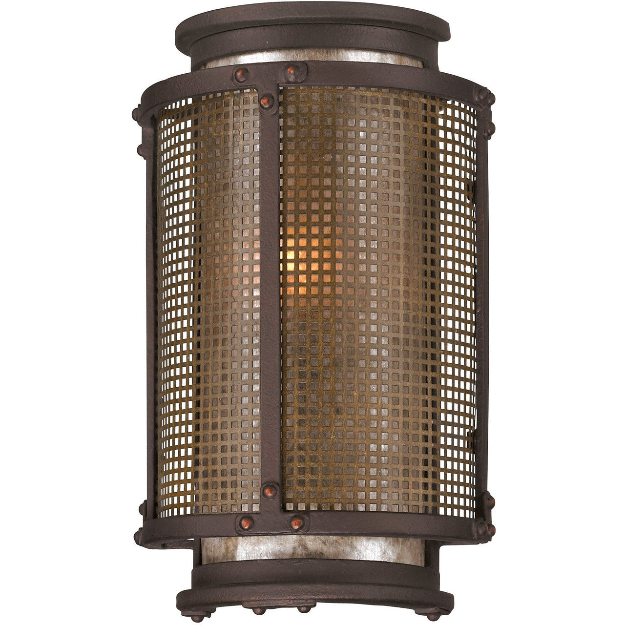 Troy Lighting 1 Light Copper Mountain Wall Sconce in Copper Mountain Bronze B3271-BRZ/SFB