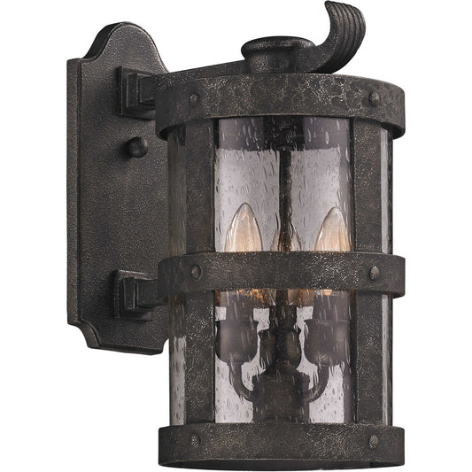 Troy Lighting 3 Light Barbosa Wall Sconce in Aged Pewter B3312-APW