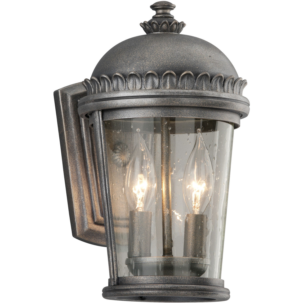 Troy Lighting 2 Light Ambassador Wall Sconce in Aged Pewter B3561