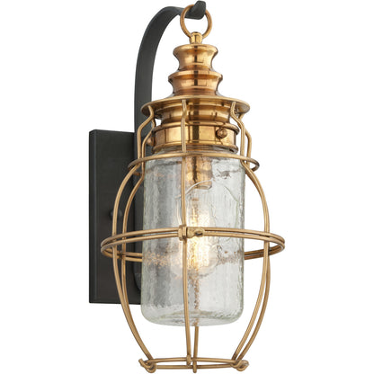 Troy Lighting 1 Light Little Harbor Wall Sconce in Old Brass B3572-OL