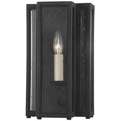 Troy Lighting 1 Light Leor Wall Sconce in Textured Black B3601-TBK