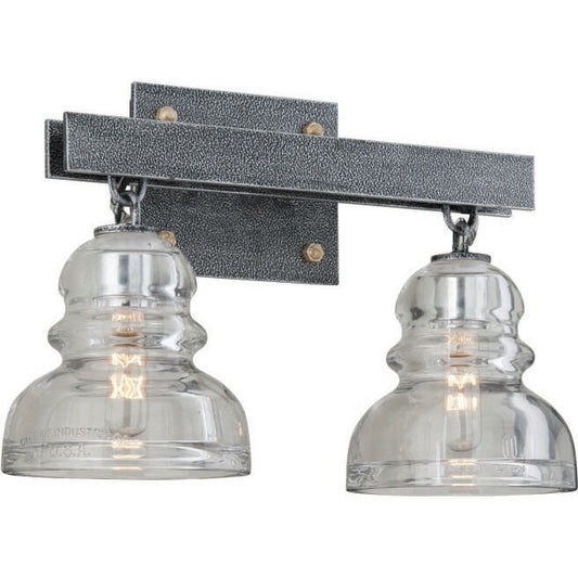 Troy Lighting 2 Light Menlo Park Bath And Vanity in Old Silver B3952