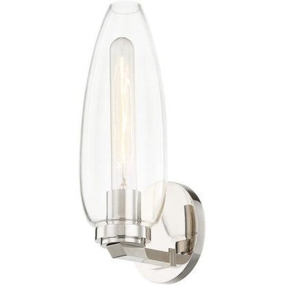 Troy Lighting 1 Light Fresno Wall Sconce in Polished Nickel B4313-PN