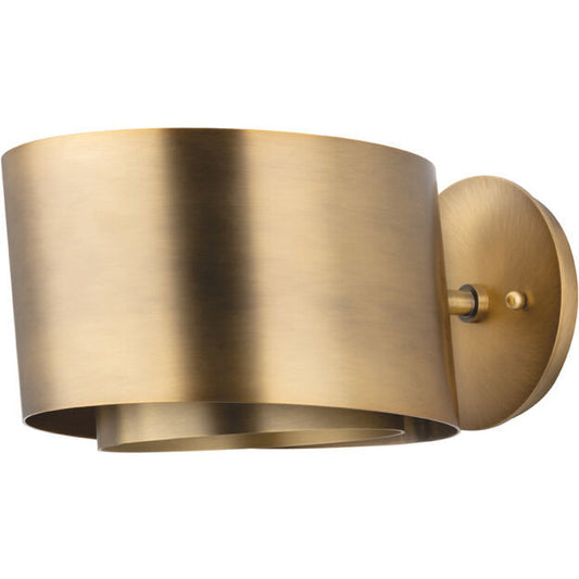 Troy Lighting 1 Light Roux Wall Sconce in Patina Brass B4406-PBR