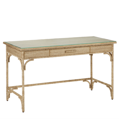 Currey & Co. 52" Olisa Natural Rope Desk 3000-0245