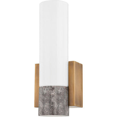 Troy Lighting 1 Light Fremont Wall Sconce in Patina Brass B5012-PBR