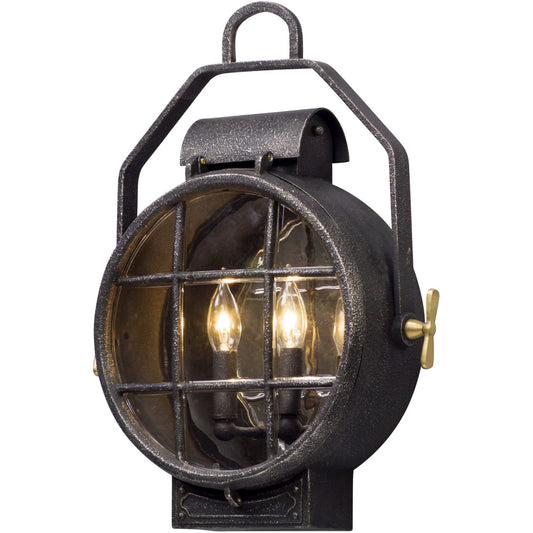 Troy Lighting 2 Light Point Lookout Wall Sconce in Aged Pewter B5032-APW