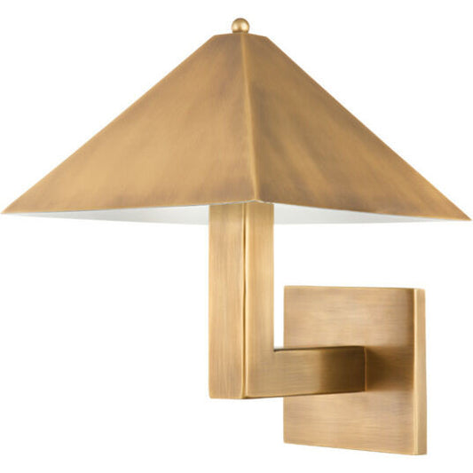 Troy Lighting 1 Light Knight Wall Sconce in Patina Brass B5211-PBR