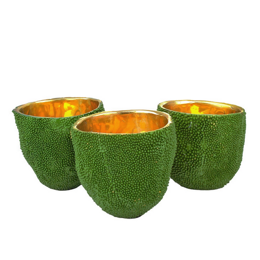 Currey & Co. Set of 3 Jackfruit Vases 1200-0724