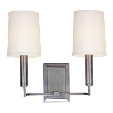 Hudson Valley Lighting Clinton Wall Sconce in Polished Nickel 812-PN