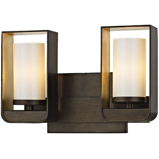 Troy Lighting 2 Light Escape Bath And Vanity in Bronze With Gold Leaf Accent B5702