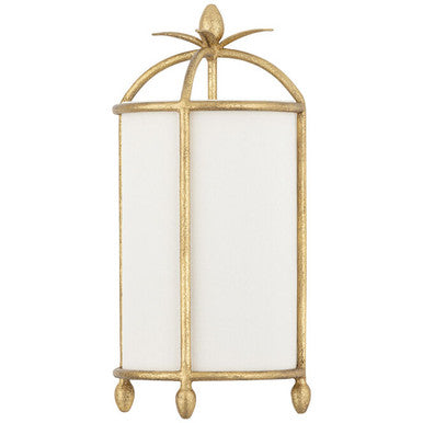 Troy Lighting 2 Light Brooks Wall Sconce in Vintage Gold Leaf B5711-VGL