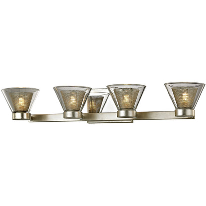 Troy Lighting 4 Light Wink Bath And Vanity in Silver Leaf B5834