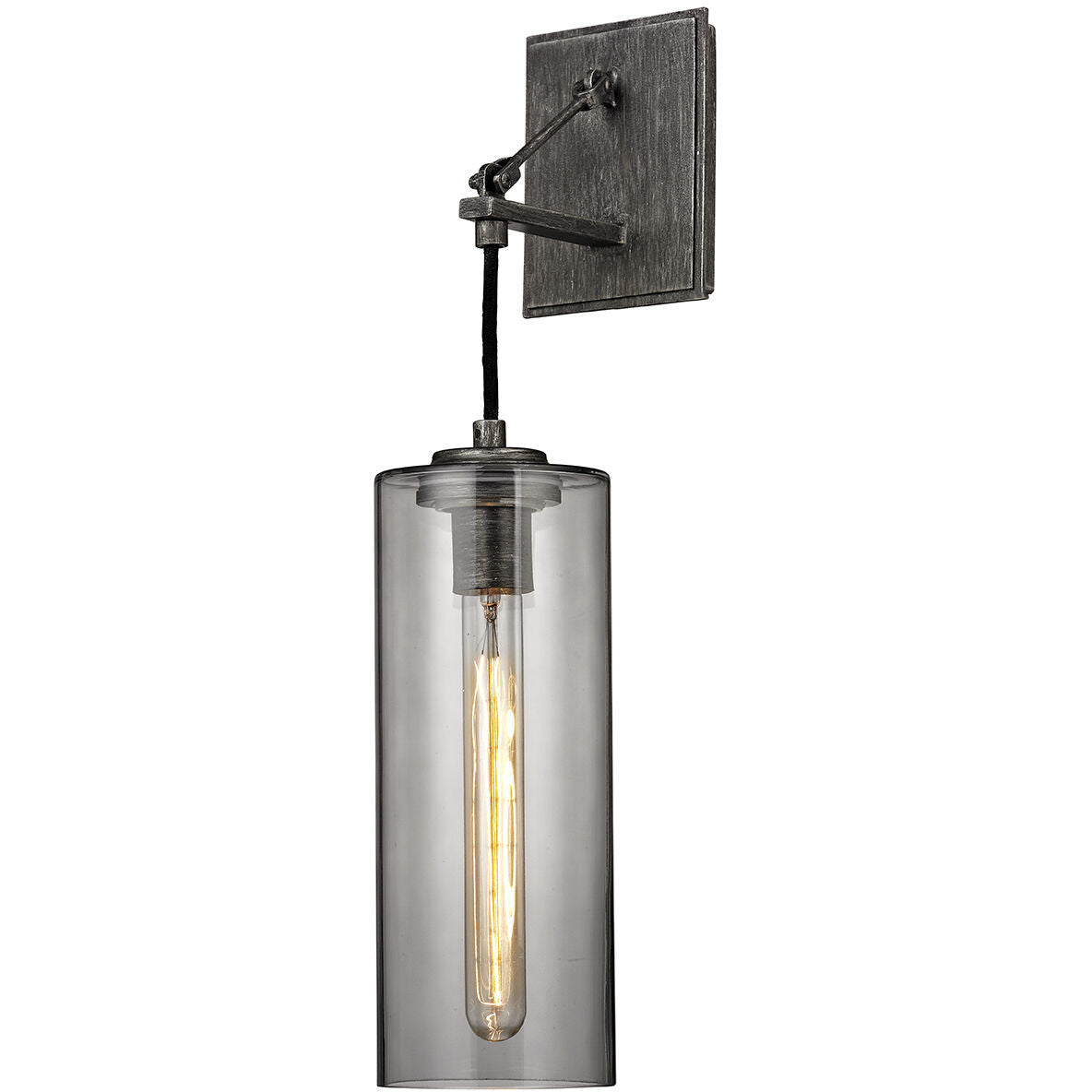 Troy Lighting 1 Light Union Square Wall Sconce in Graphite B5911-GRA