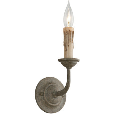 Troy Lighting 1 Light Cyrano Wall Sconce in Earthen Bronze B6111-EB