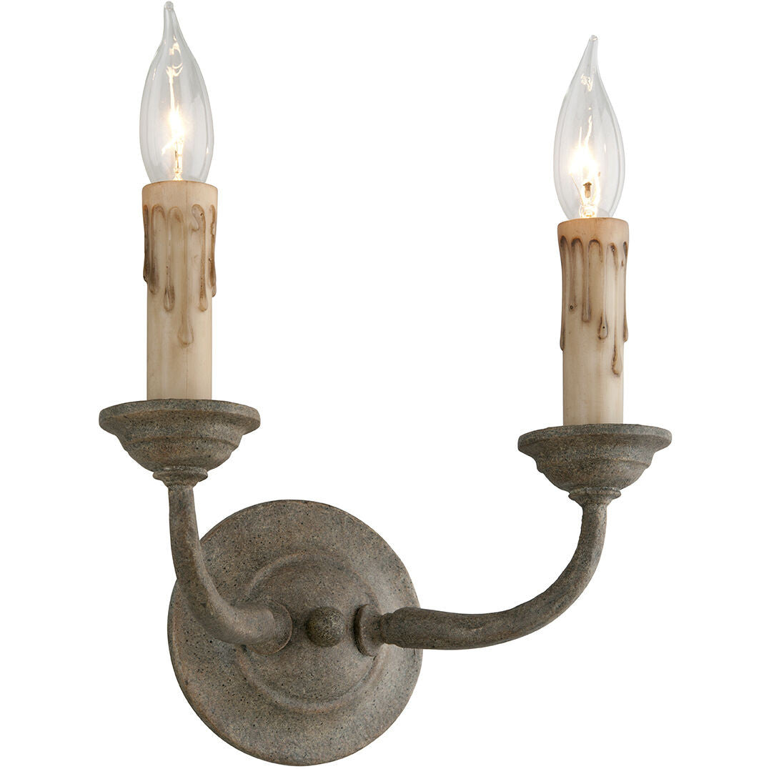 Troy Lighting 2 Light Cyrano Wall Sconce in Earthen Bronze B6112-EB