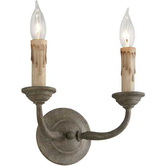 Troy Lighting 2 Light Cyrano Wall Sconce in Earthen Bronze B6112-EB