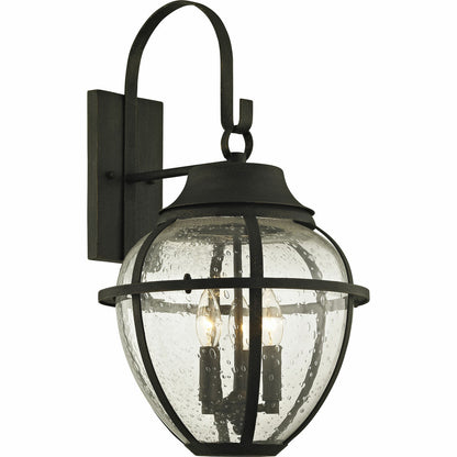 Troy Lighting 3 Light Bunker Hill Wall Sconce in Vintage Bronze B6452-VBZ