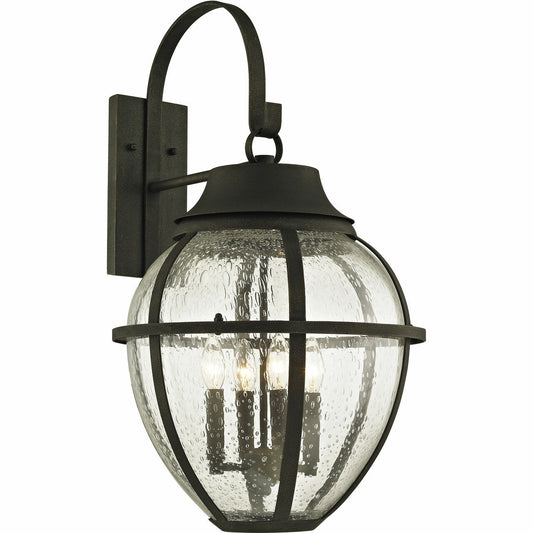 Troy Lighting 4 Light Bunker Hill Wall Sconce in Vintage Bronze B6453