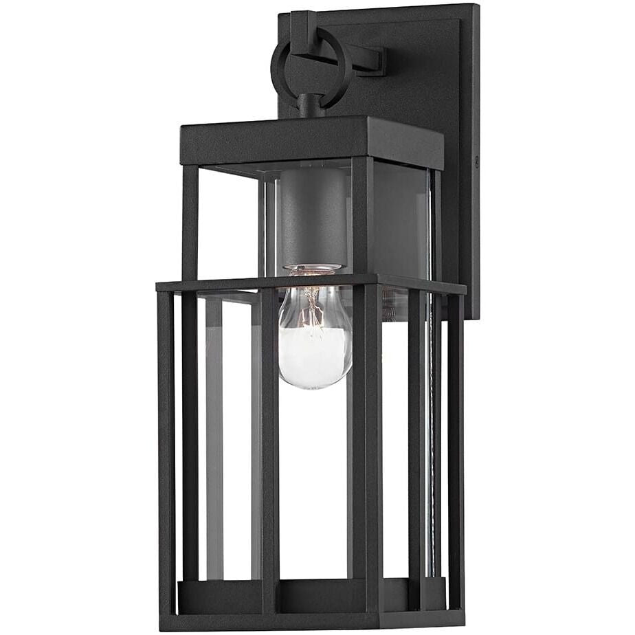 Troy Lighting 1 Light Longport Wall Sconce in Textured Black B6481-TBK