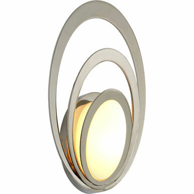 Troy Lighting 1 Light Stratus Wall Sconce in Polished Stainless B6502