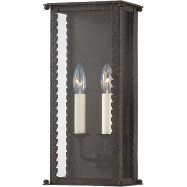 Troy Lighting 2 Light Zuma Wall Sconce in French Iron B6712-FRN