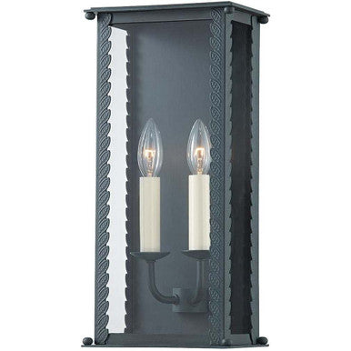 Troy Lighting 2 Light Zuma Wall Sconce in Verdigris B6712-VER