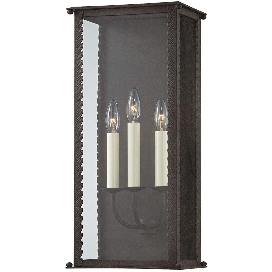 Troy Lighting 3 Light Zuma Wall Sconce in French Iron B6713-FRN