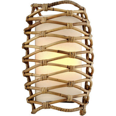 Troy Lighting 1 Light Balboa Wall Sconce in Textured Bronze B6741-TBZ