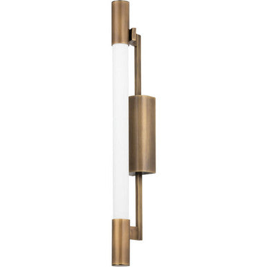 Troy Lighting 2 Light Merced Wall Sconce in Patina Brass B7124-PBR