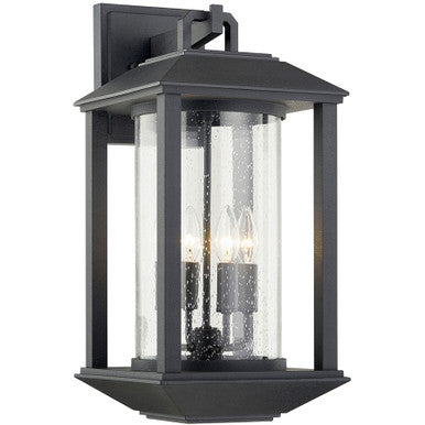 Troy Lighting 4 Light Mccarthy Wall Sconce in Weathered Graphite B7283