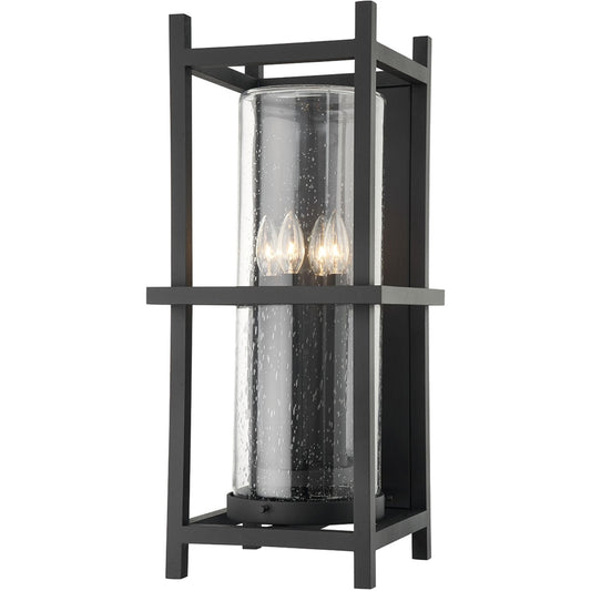 Troy Lighting 4 Light Carlo Wall Sconce in Textured Black B7504-TBK