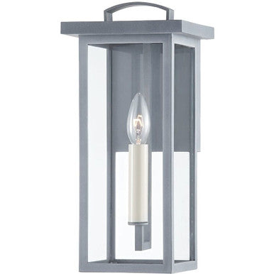 Troy Lighting 1 Light Eden Wall Sconce in Weathered Zinc B7521-WZN