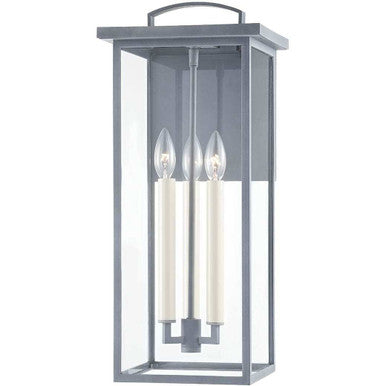 Troy Lighting 4 Light Eden Wall Sconce in Weathered Zinc B7523-WZN