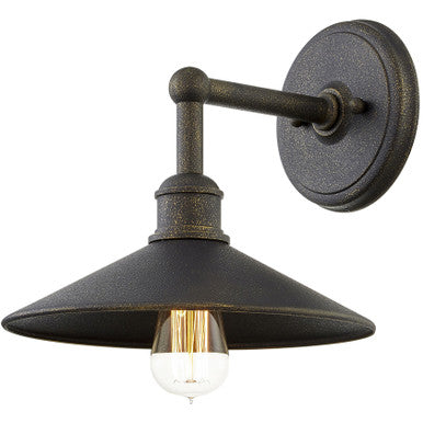 Troy Lighting 1 Light Shelton Wall Sconce in Vintage Bronze B7591-VBZ